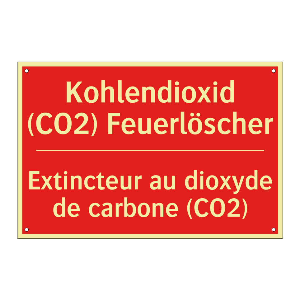 Kohlendioxid (CO2) Feuerlöscher /.../ - Extincteur au dioxyde de carbone /.../