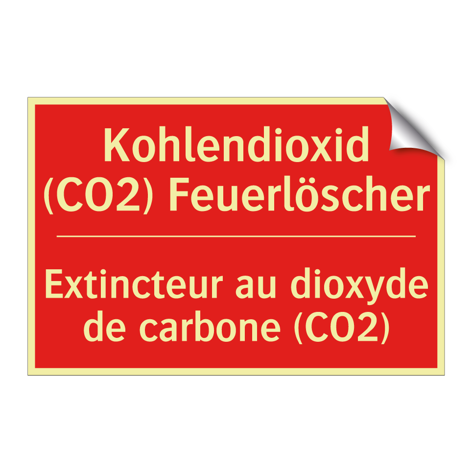 Kohlendioxid (CO2) Feuerlöscher /.../ - Extincteur au dioxyde de carbone /.../