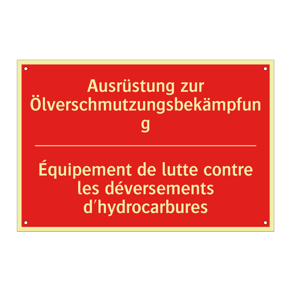 Ausrüstung zur Ölverschmutzungsbekämpfung /.../ - Équipement de lutte contre les /.../