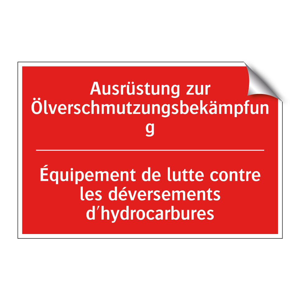 Ausrüstung zur Ölverschmutzungsbekämpfung /.../ - Équipement de lutte contre les /.../
