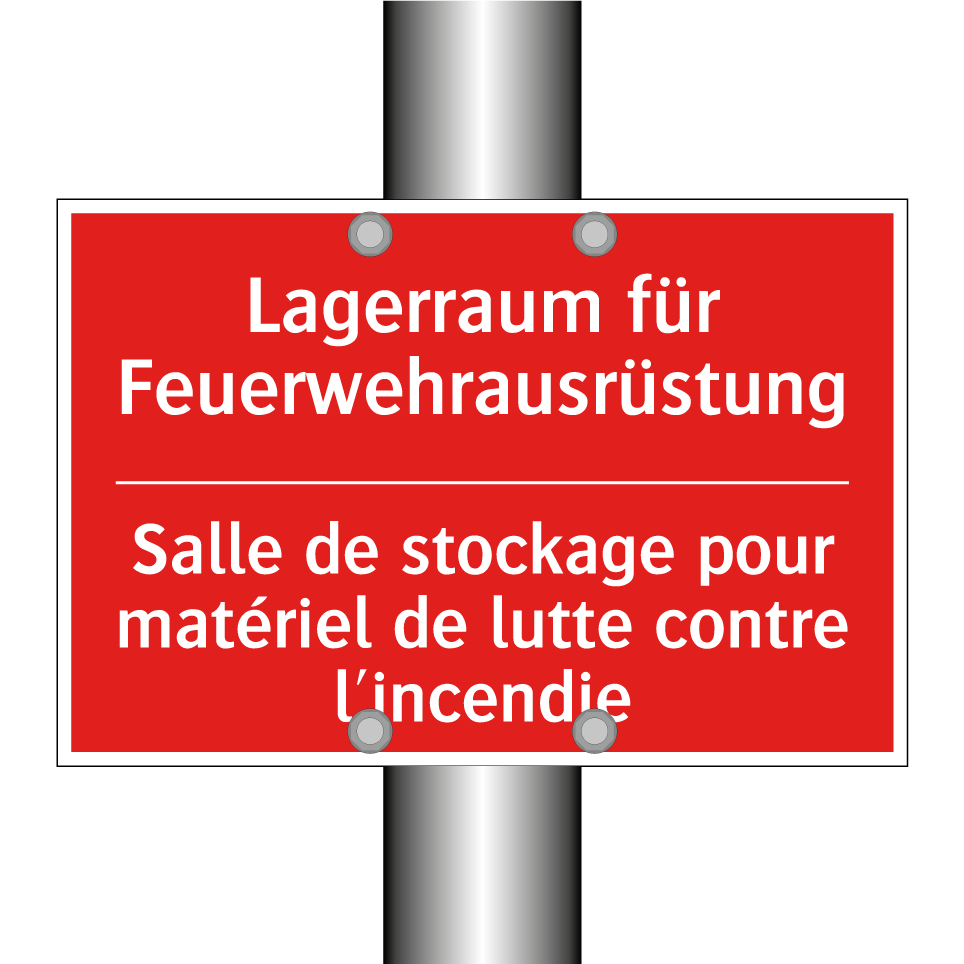 Lagerraum für Feuerwehrausrüstung /.../ - Salle de stockage pour matériel /.../