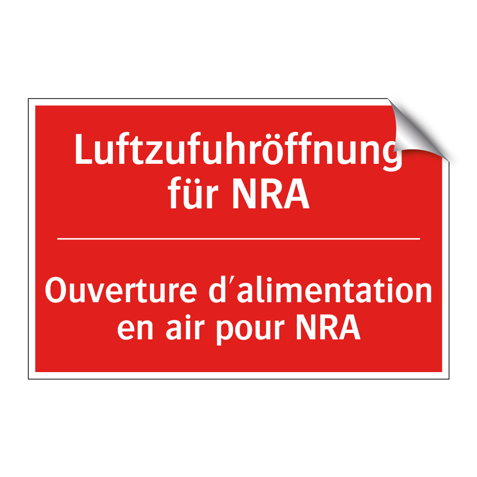 Luftzufuhröffnung für NRA - Ouverture d'alimentation en air /.../