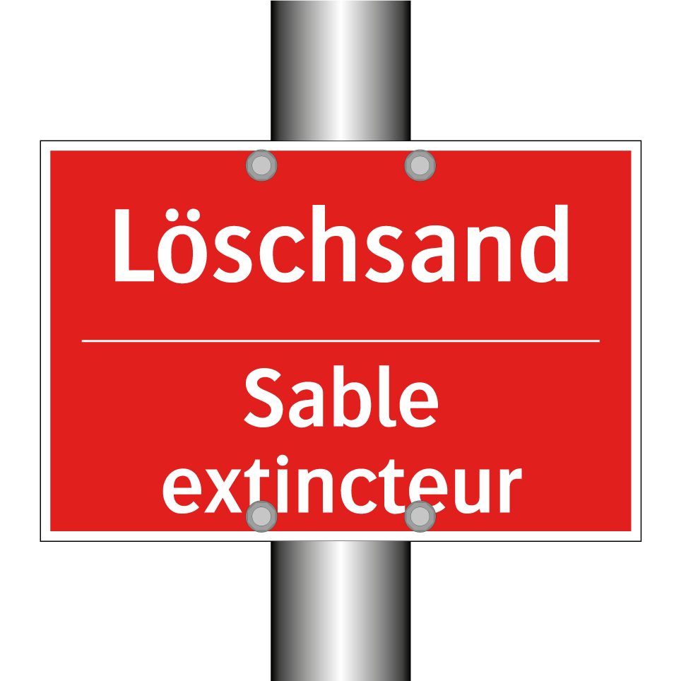 Löschsand - Sable extincteur