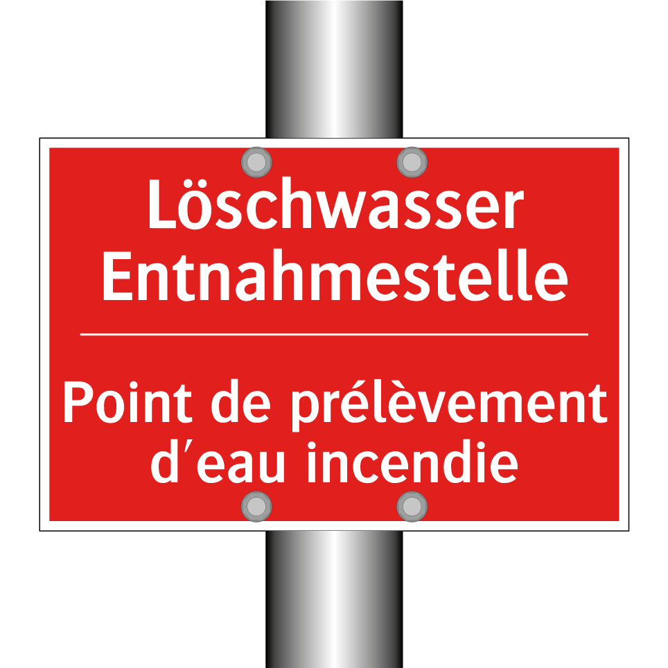 Löschwasser Entnahmestelle - Point de prélèvement d'eau incendie /.../