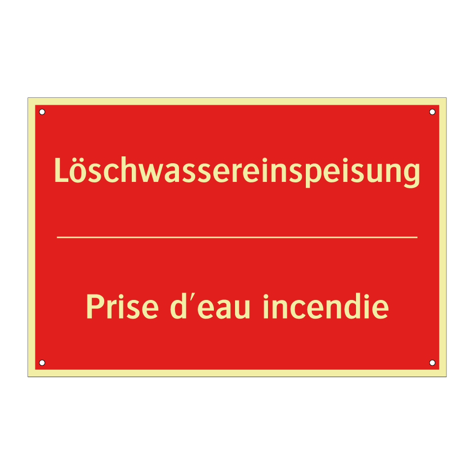 Löschwassereinspeisung - Prise d'eau incendie