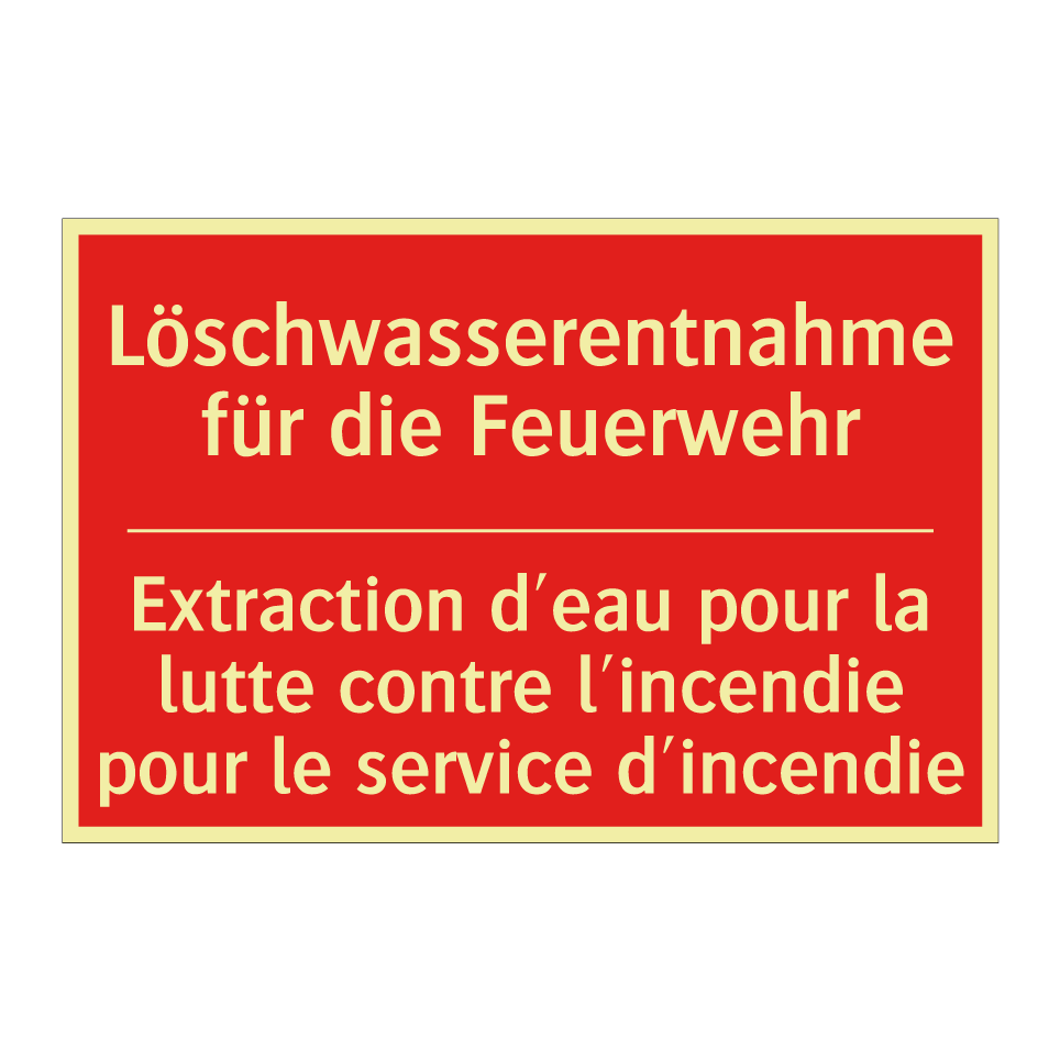 Löschwasserentnahme für die Feuerwehr /.../ - Extraction d'eau pour la lutte /.../