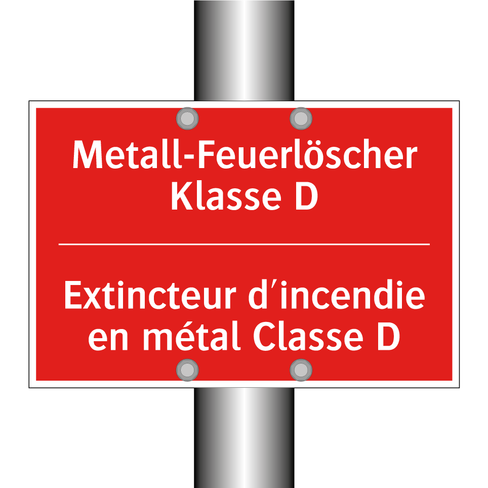 Metall-Feuerlöscher Klasse D - Extincteur d'incendie en métal /.../