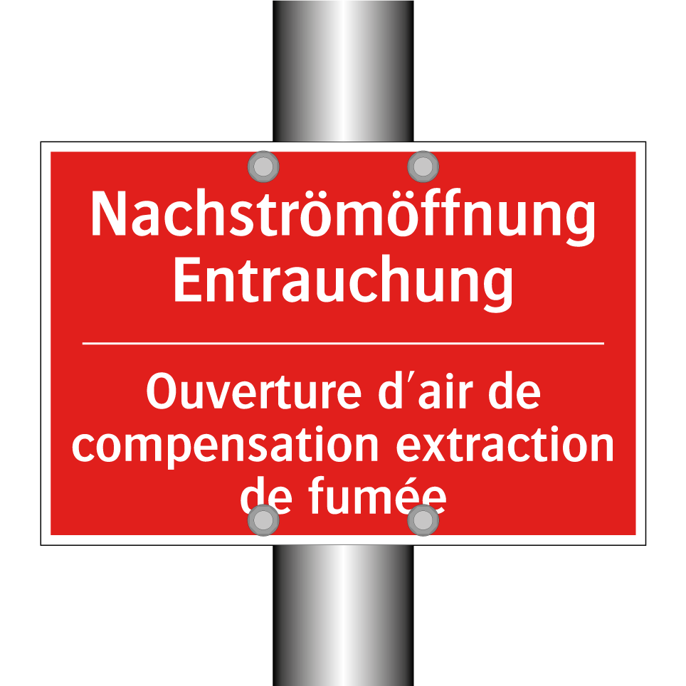 Nachströmöffnung Entrauchung - Ouverture d'air de compensation /.../