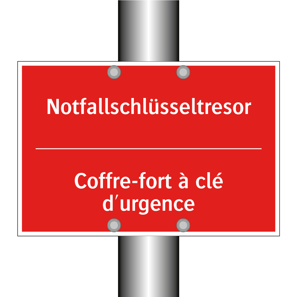 Notfallschlüsseltresor - Coffre-fort à clé d'urgence