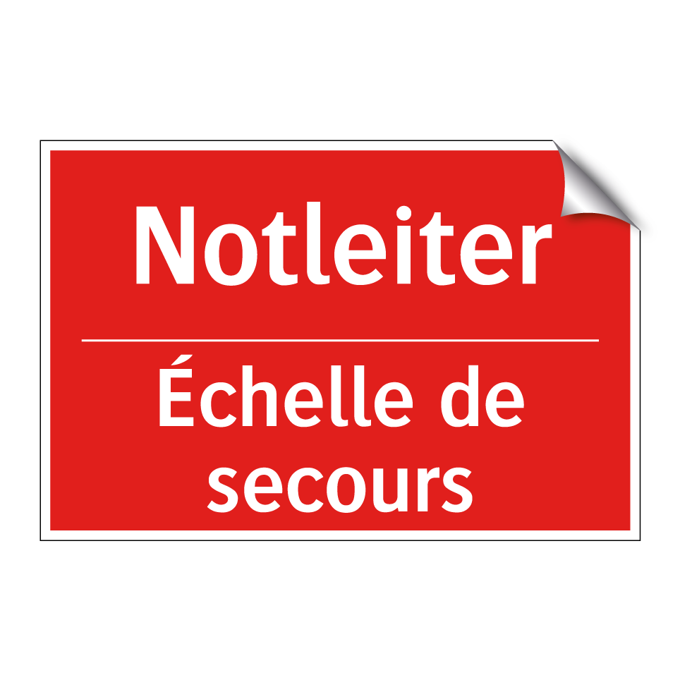 Notleiter - Échelle de secours