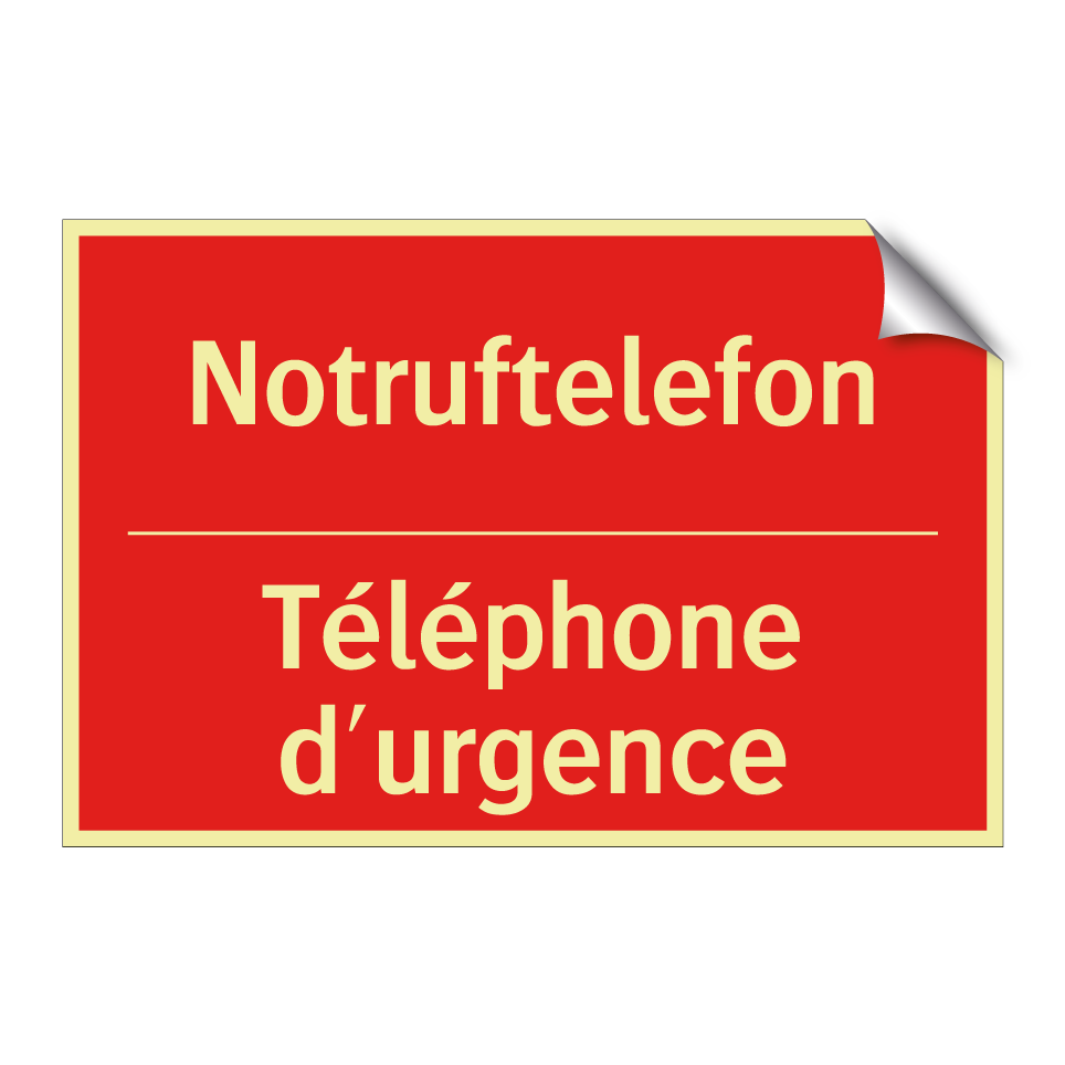 Notruftelefon - Téléphone d'urgence