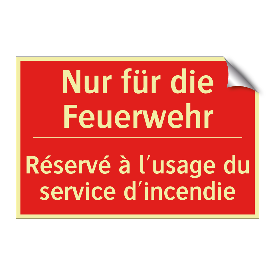 Nur für die Feuerwehr - Réservé à l'usage du service d'incendie /.../