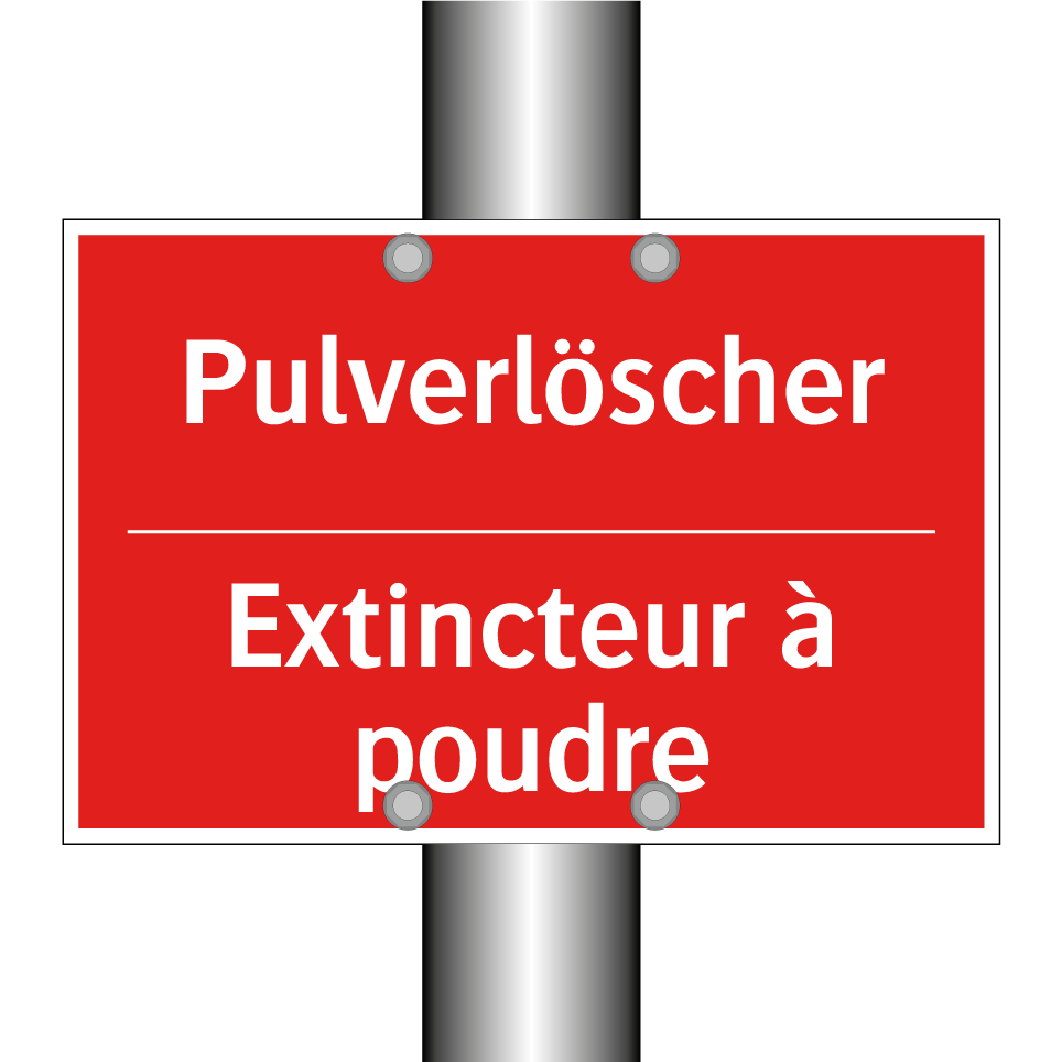 Pulverlöscher - Extincteur à poudre