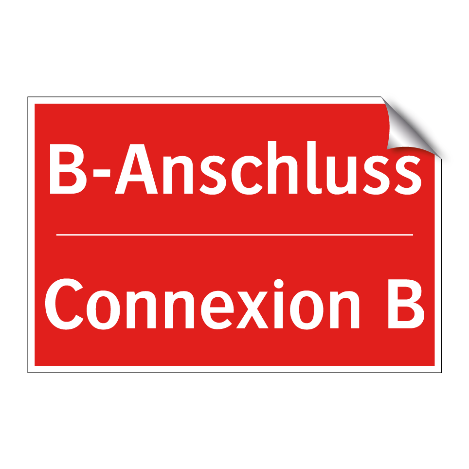 B-Anschluß - Connexion B