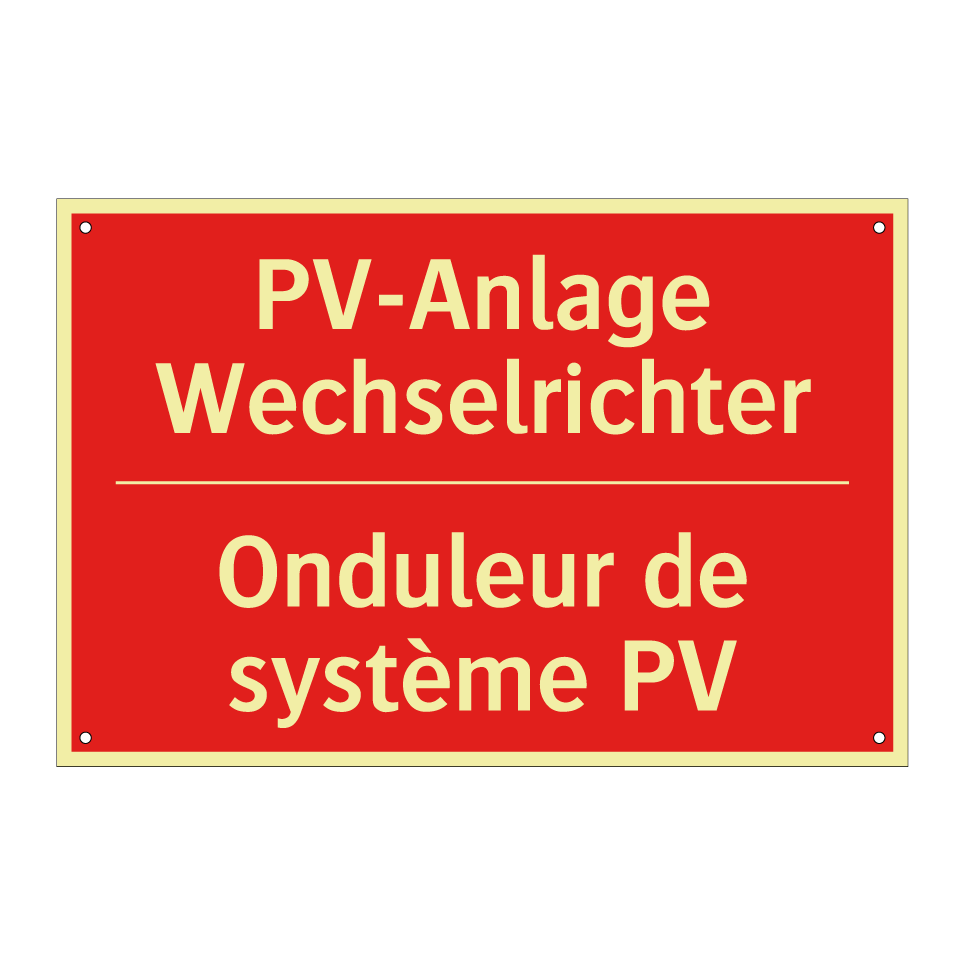 PV-Anlage Wechselrichter - Onduleur de système PV