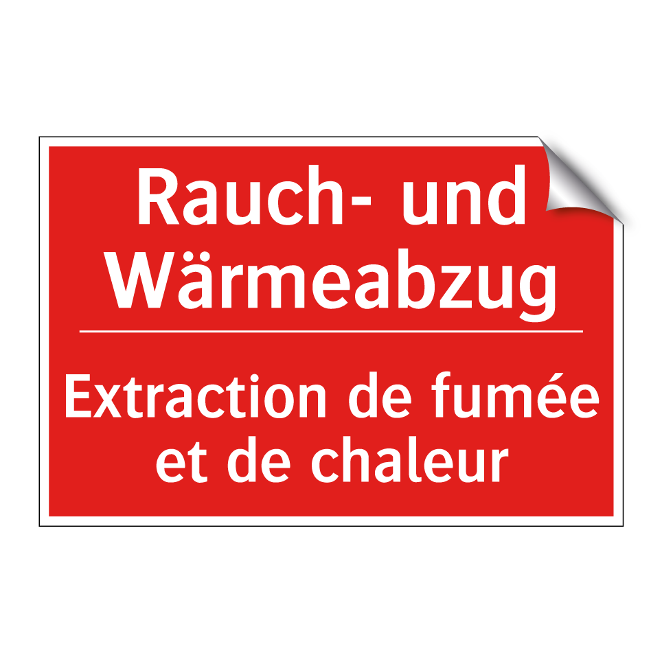 Rauch- und Wärmeabzug - Extraction de fumée et de chaleur /.../