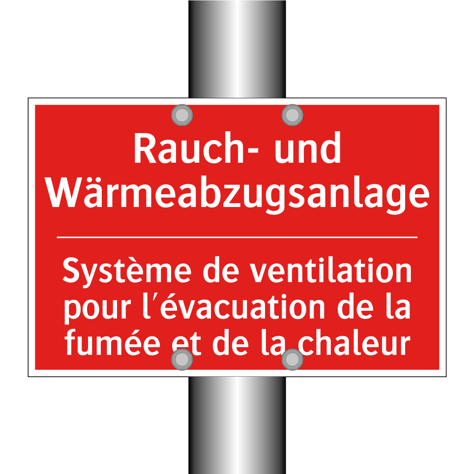 Rauch- und Wärmeabzugsanlage - Système de ventilation pour l'évacuation /.../