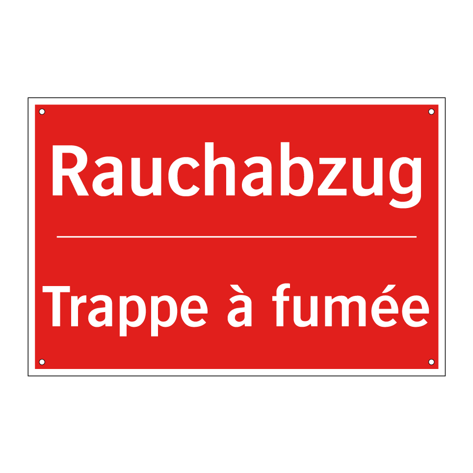 Rauchabzug - Trappe à fumée