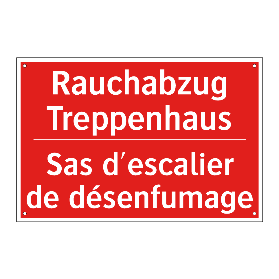 Rauchabzug Treppenhaus - Sas d'escalier de désenfumage