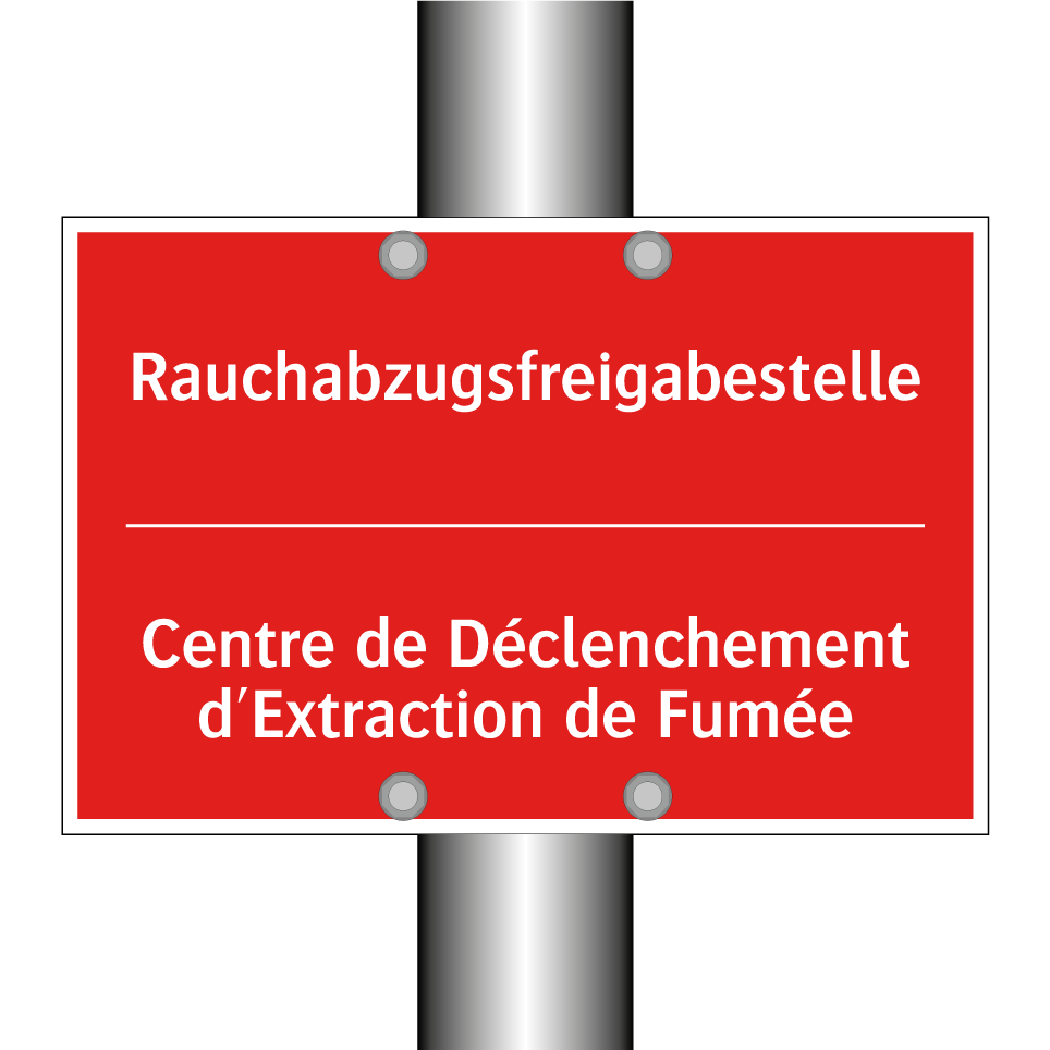 Rauchabzugsfreigabestelle - Centre de Déclenchement d'Extraction /.../