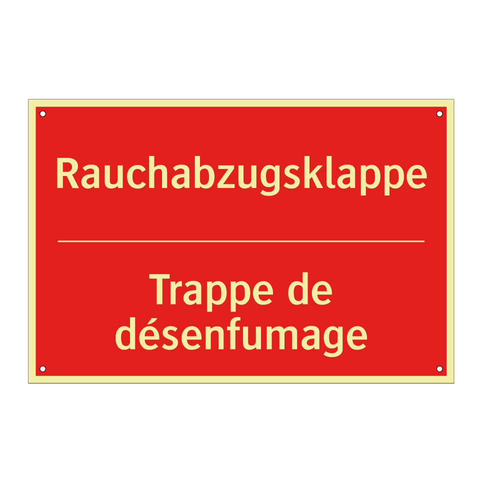 Rauchabzugsklappe - Trappe de désenfumage