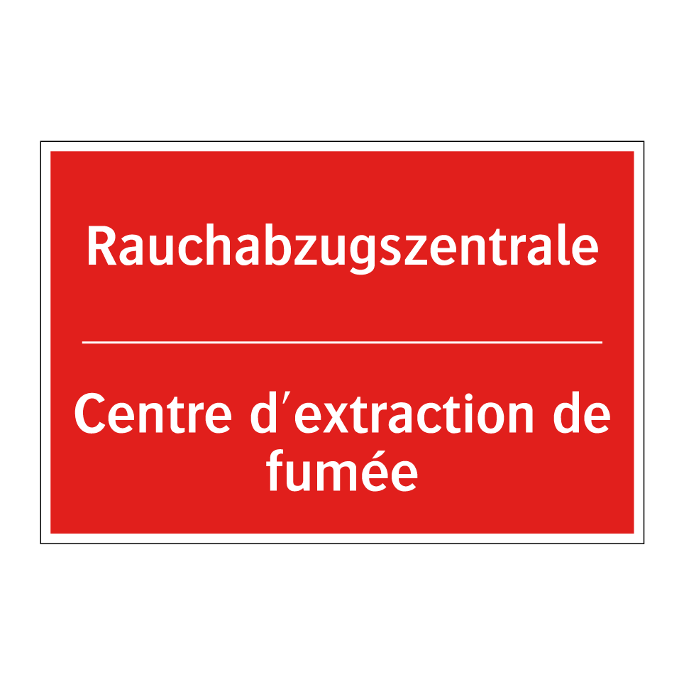 Rauchabzugszentrale - Centre d'extraction de fumée