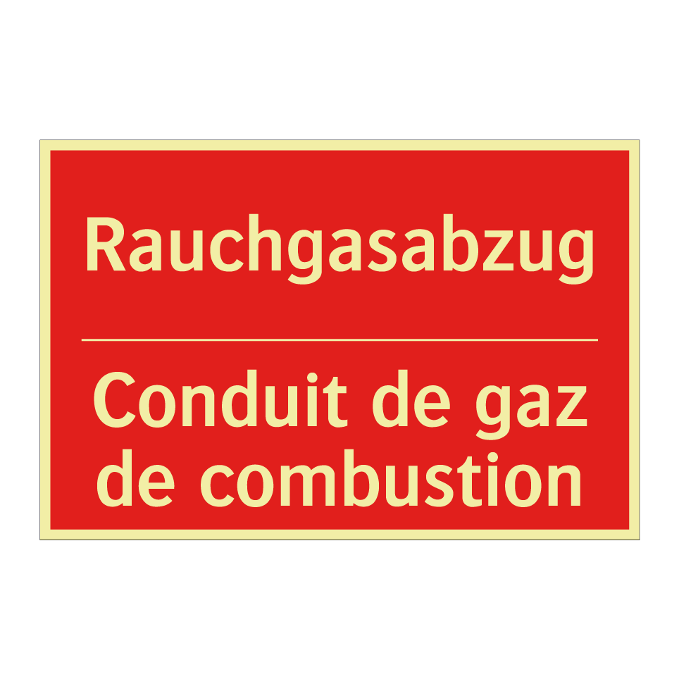 Rauchgasabzug - Conduit de gaz de combustion