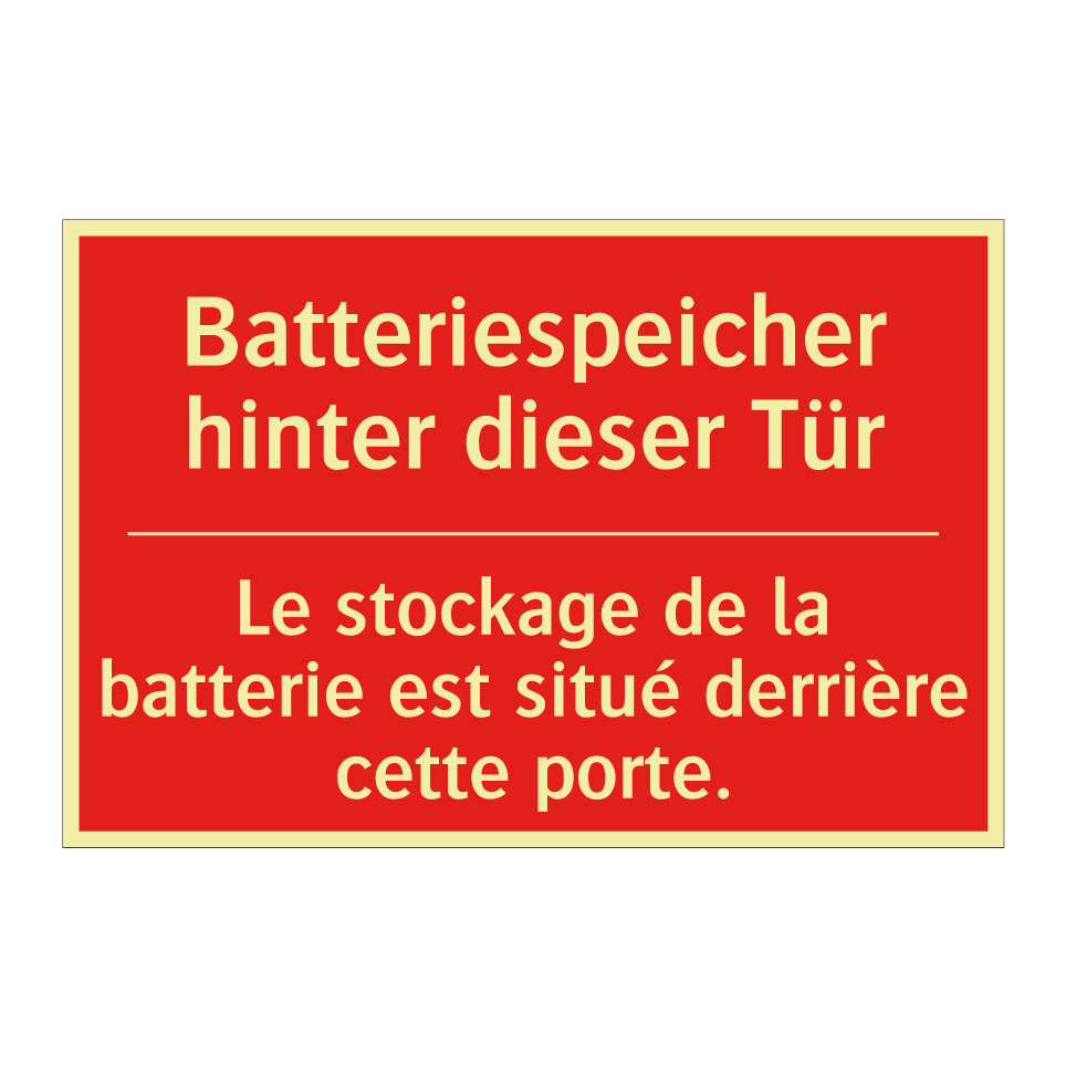 Batteriespeicher hinter dieser /.../ - Le stockage de la batterie est /.../