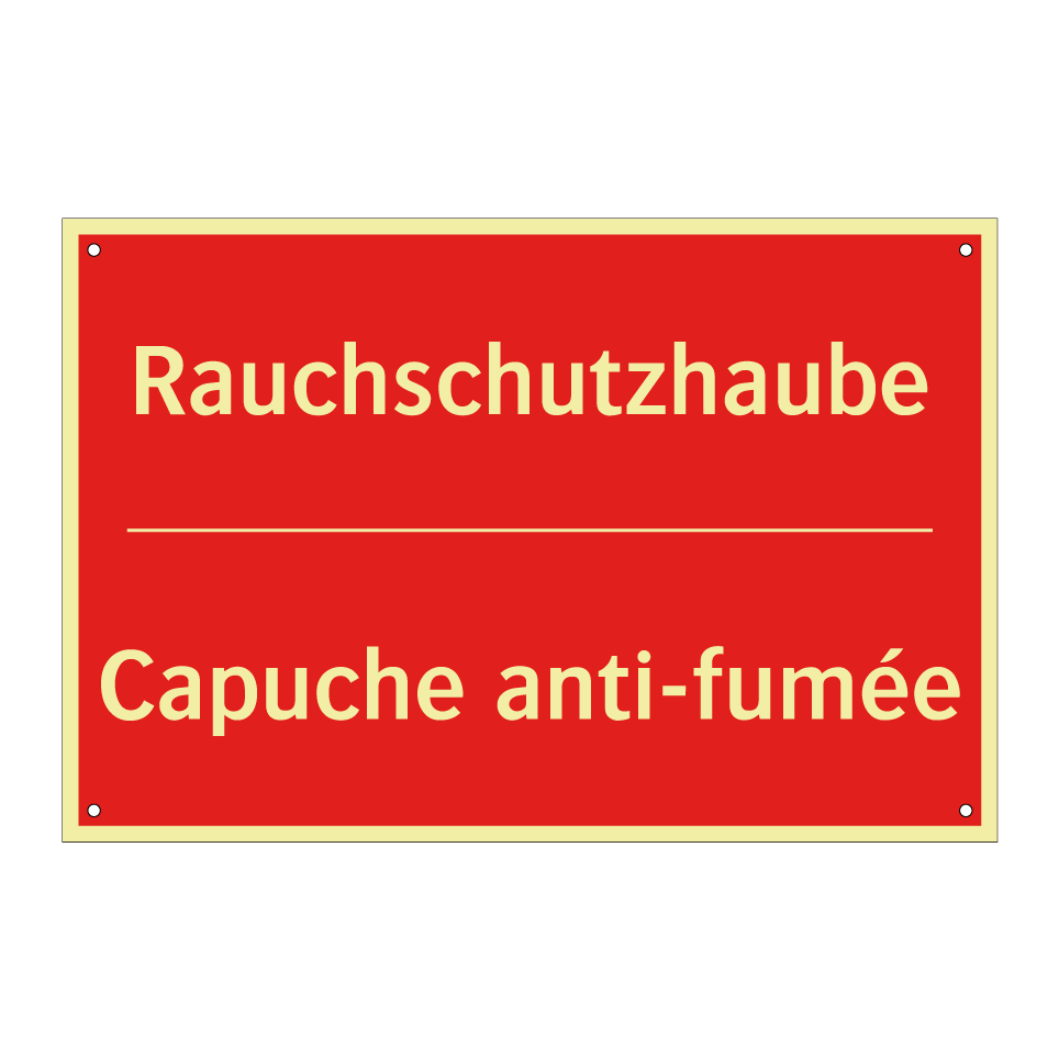 Rauchschutzhaube - Capuche anti-fumée