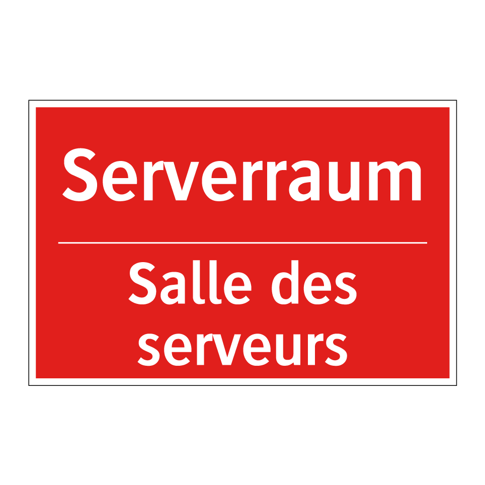 Serverraum - Salle des serveurs