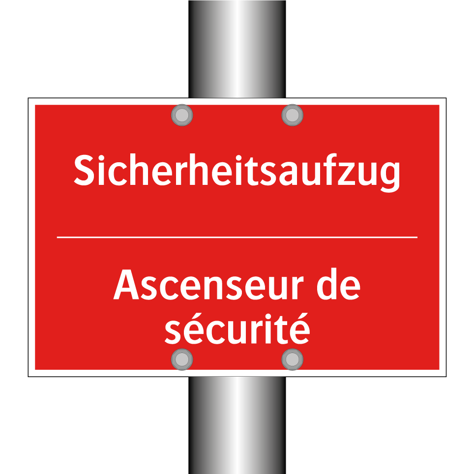 Sicherheitsaufzug - Ascenseur de sécurité