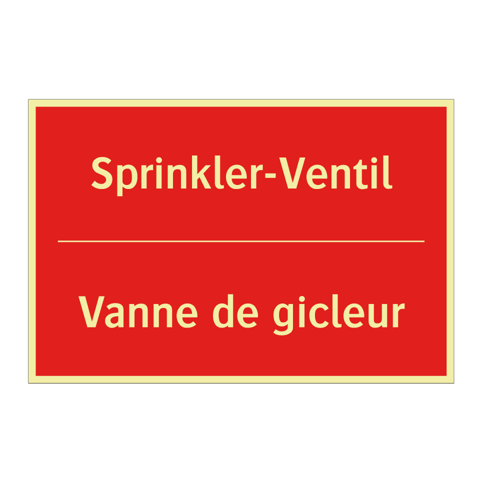 Sprinkler-Ventil - Vanne de gicleur