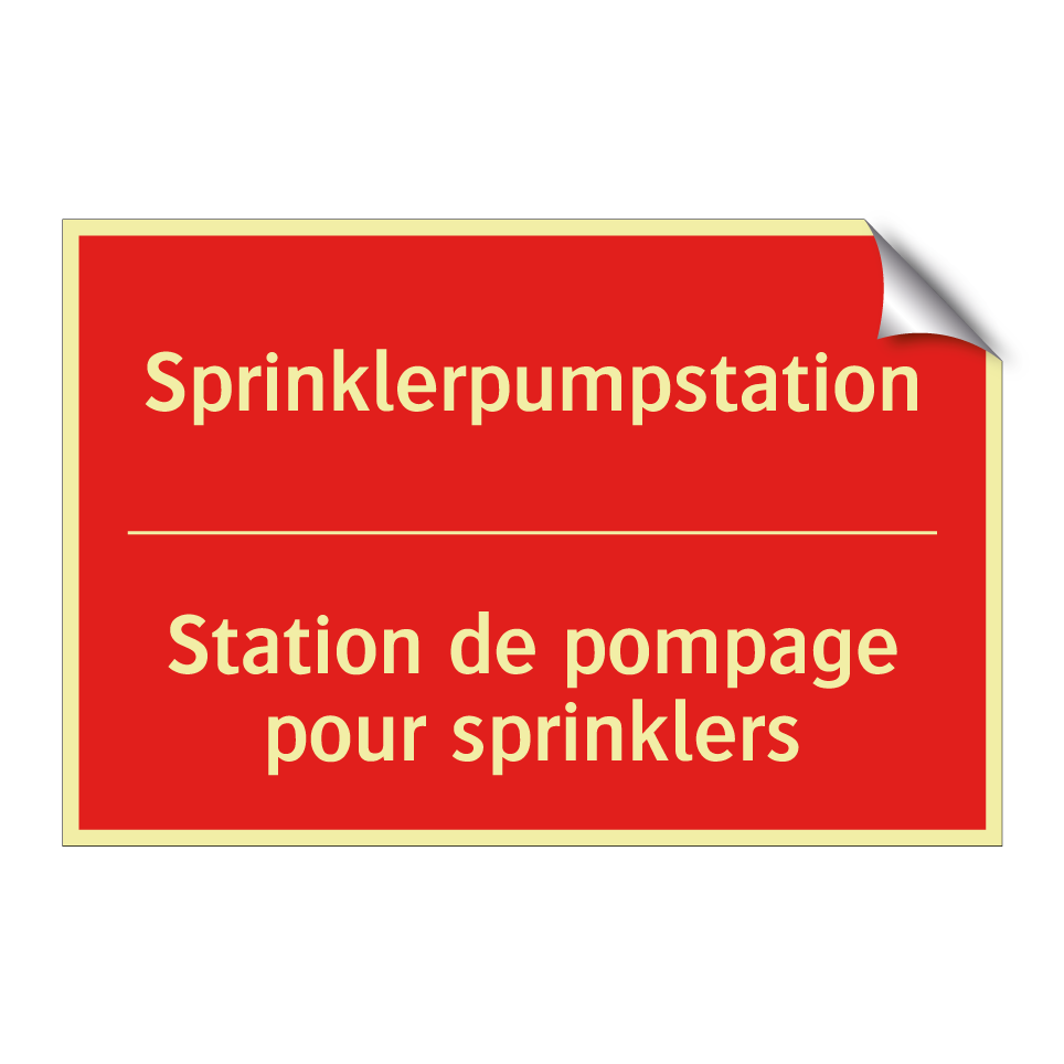 Sprinklerpumpstation - Station de pompage pour sprinklers /.../