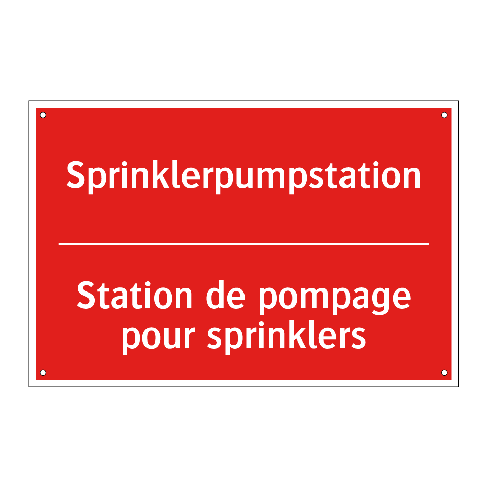 Sprinklerpumpstation - Station de pompage pour sprinklers /.../