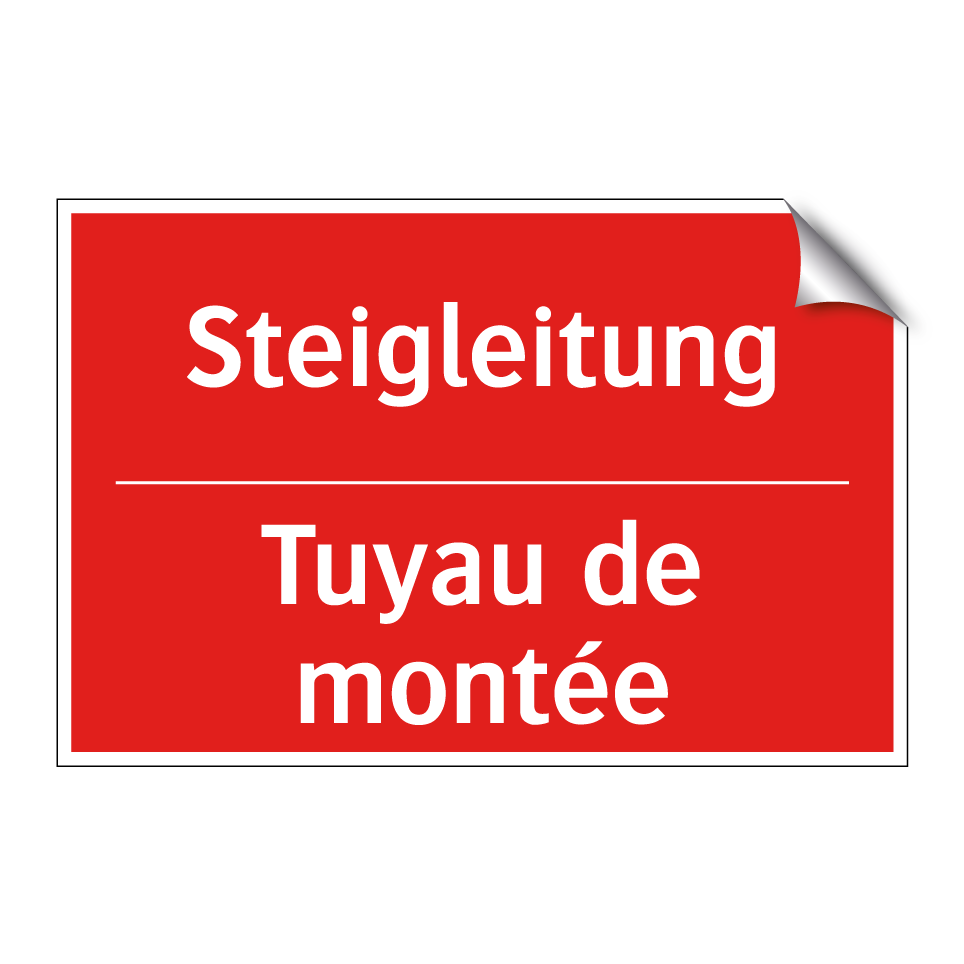 Steigleitung - Tuyau de montée