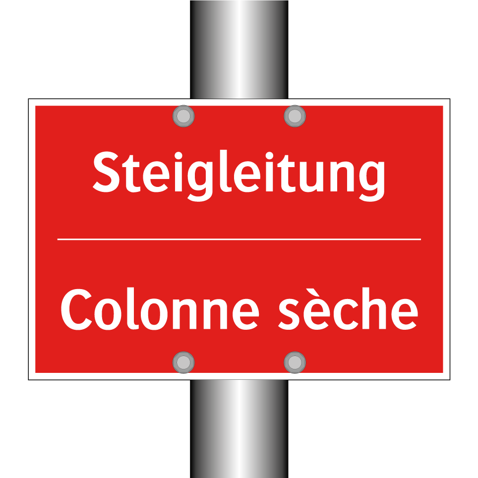 Steigleitung - Colonne sèche