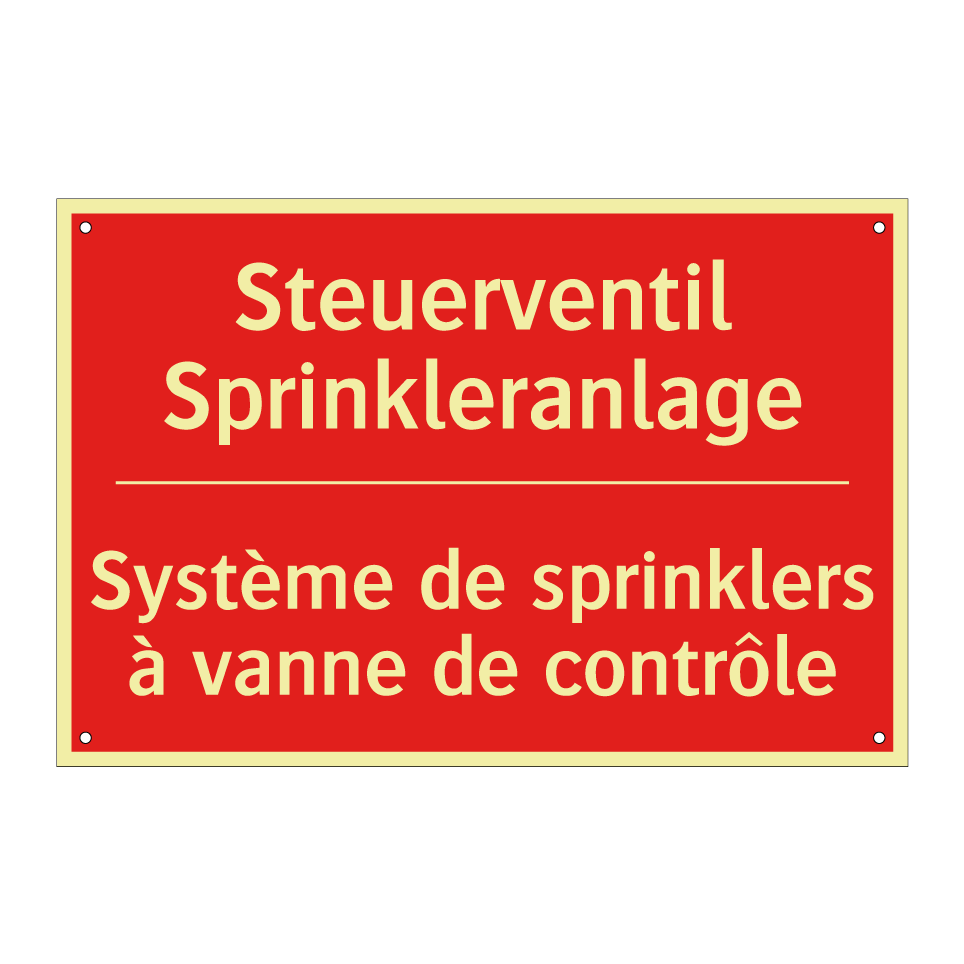 Steuerventil Sprinkleranlage - Système de sprinklers à vanne /.../