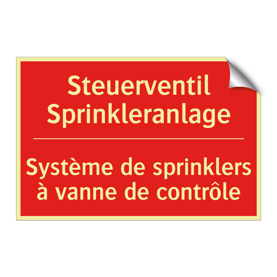 Steuerventil Sprinkleranlage - Système de sprinklers à vanne /.../