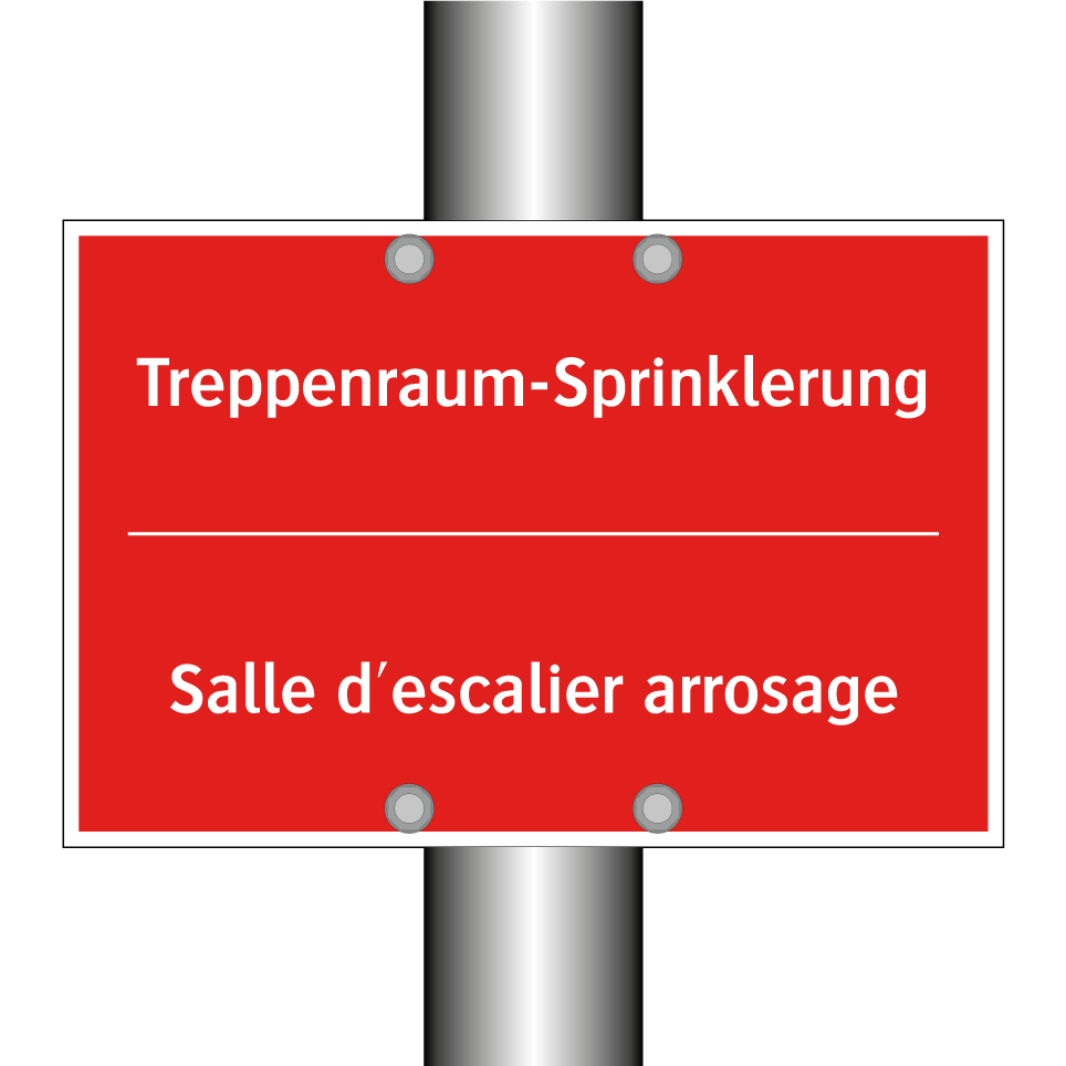 Treppenraum-Sprinklerung - Salle d'escalier arrosage