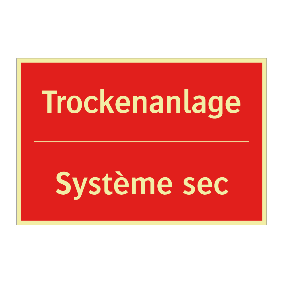Trockenanlage - Système sec