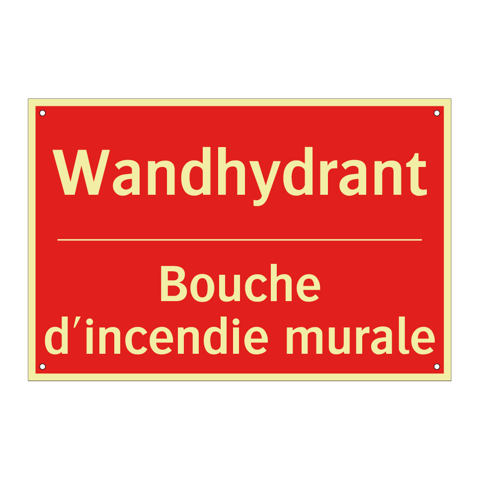 Wandhydrant - Bouche d'incendie murale