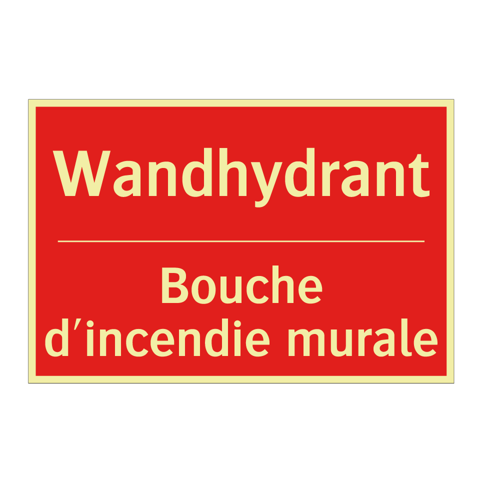 Wandhydrant - Bouche d'incendie murale