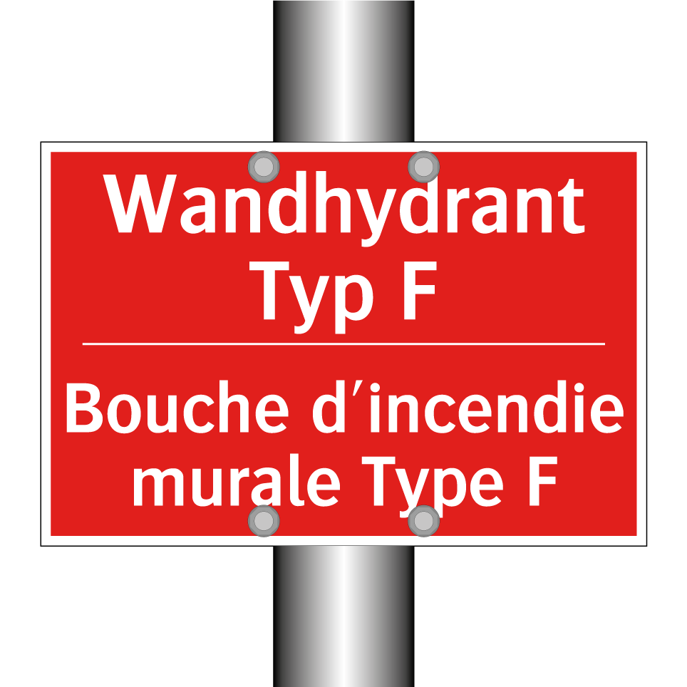 Wandhydrant Typ F - Bouche d'incendie murale Type /.../