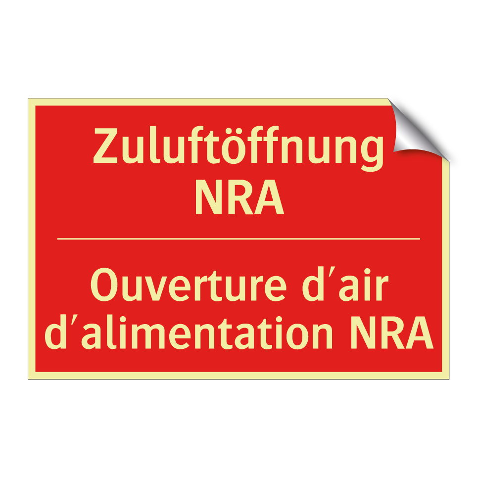 Zuluftöffnung NRA - Ouverture d'air d'alimentation /.../