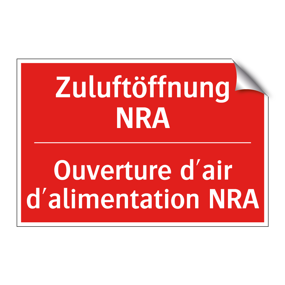 Zuluftöffnung NRA - Ouverture d'air d'alimentation /.../