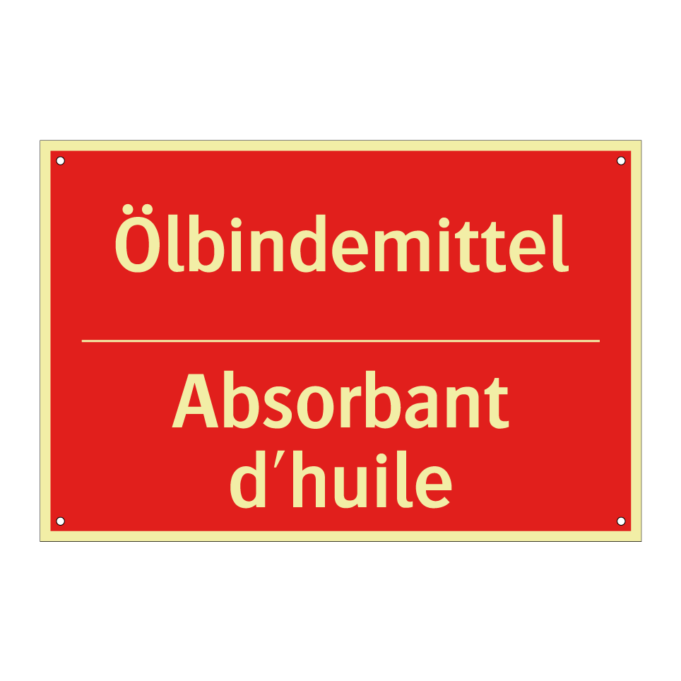 Ölbindemittel - Absorbant d'huile