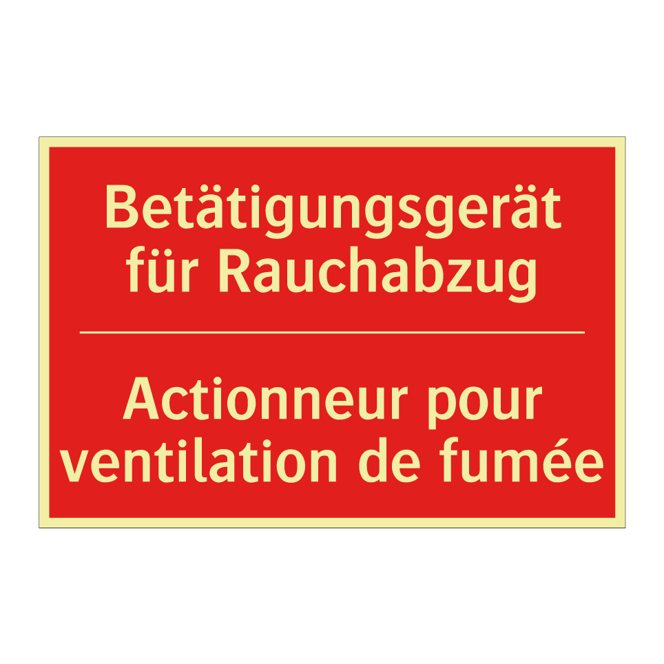 Betätigungsgerät für Rauchabzug /.../ - Actionneur pour ventilation de /.../