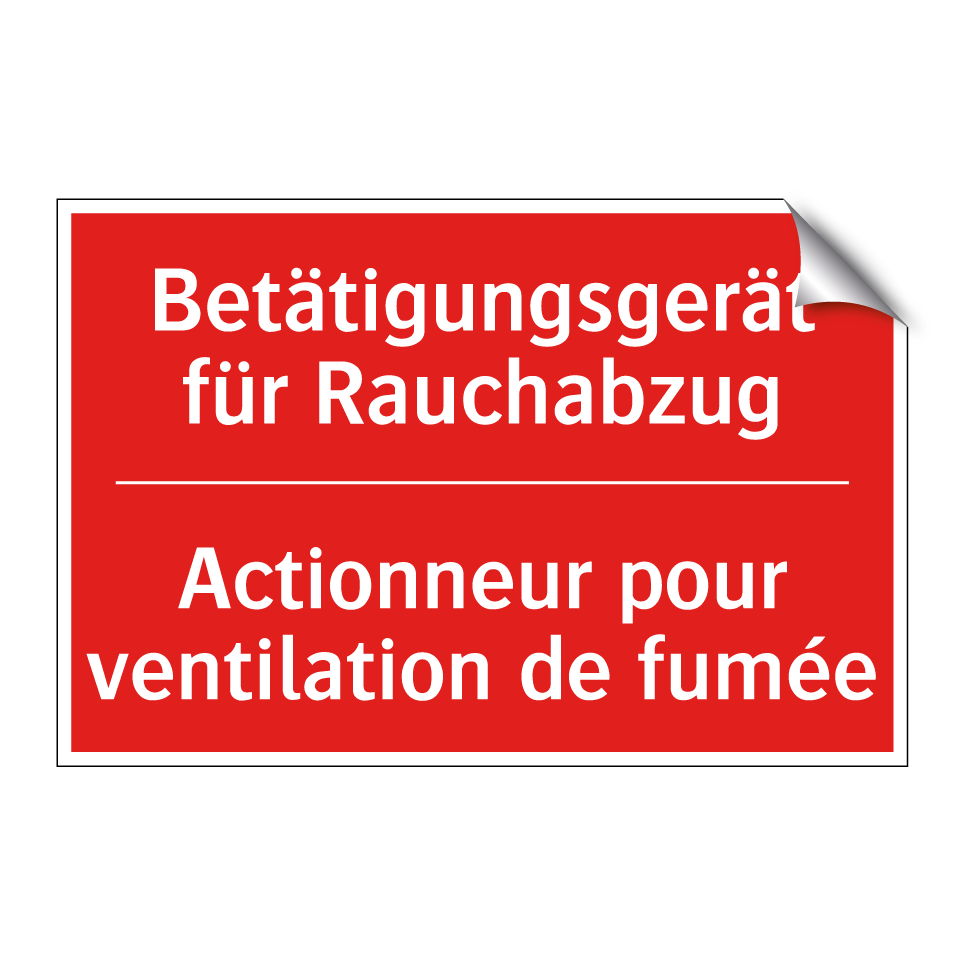 Betätigungsgerät für Rauchabzug /.../ - Actionneur pour ventilation de /.../