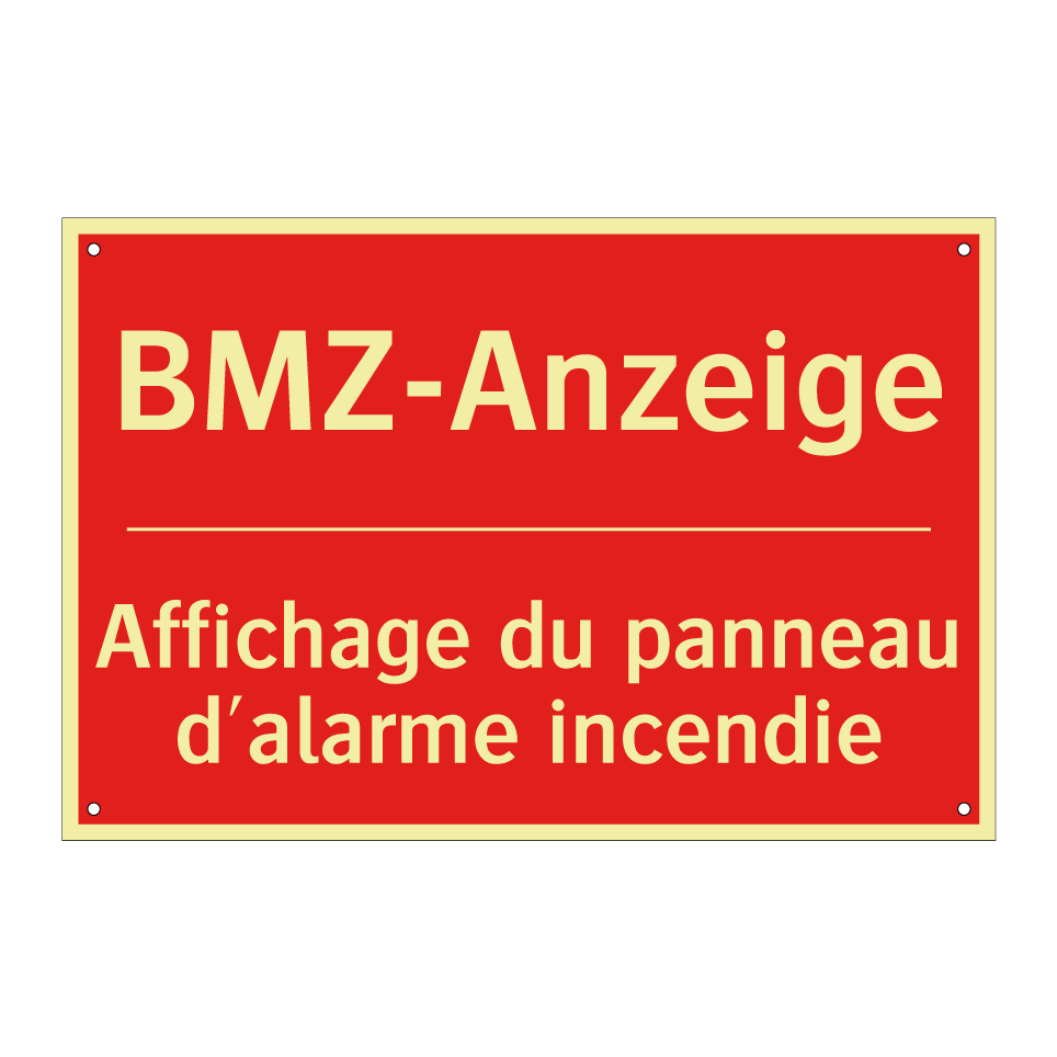 BMZ-Anzeige - Affichage du panneau d'alarme /.../