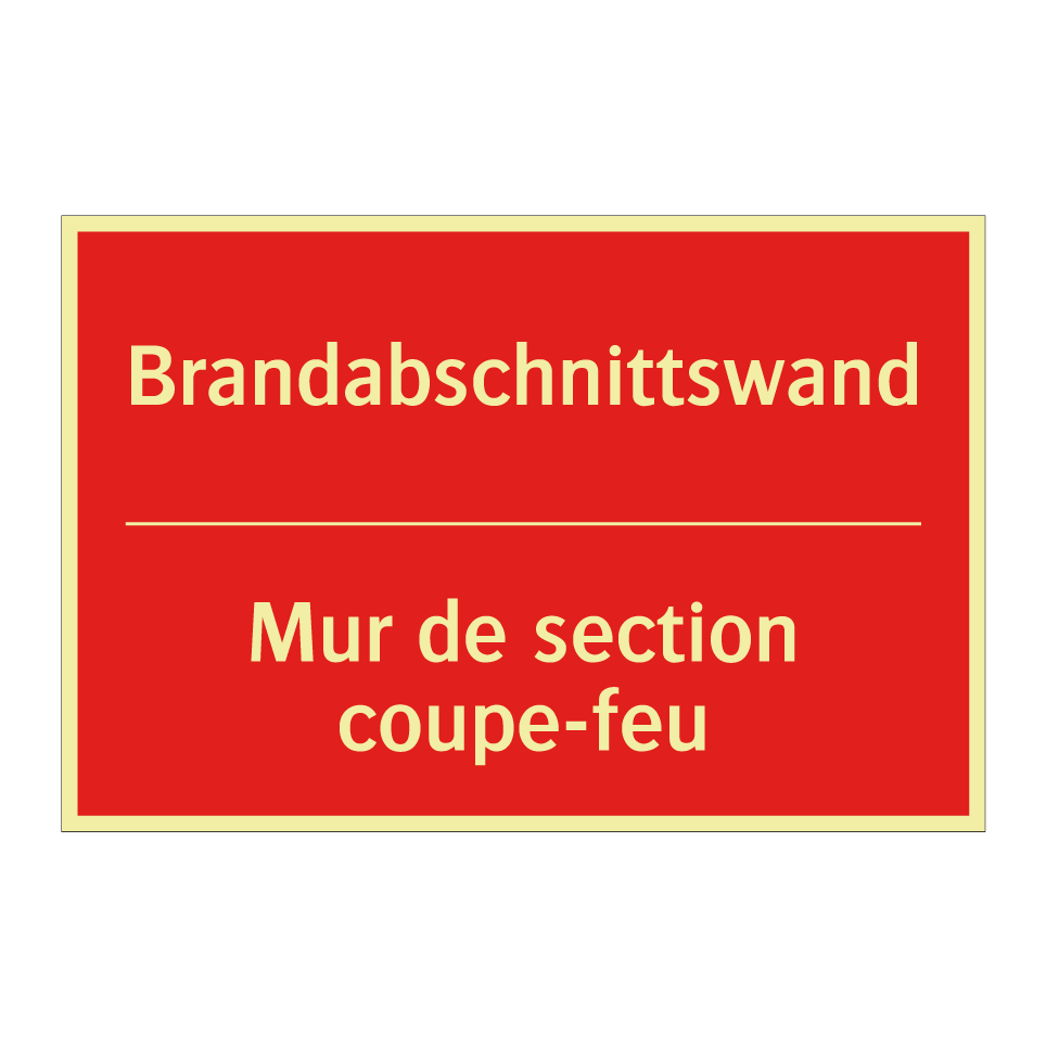 Brandabschnittswand - Mur de section coupe-feu